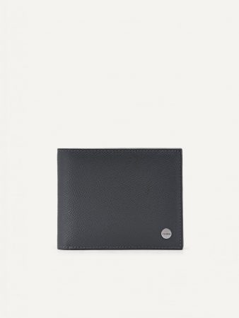 Leather Bi-Fold Wallet with Insert Dark Grey | PEDRO Mens Wallets