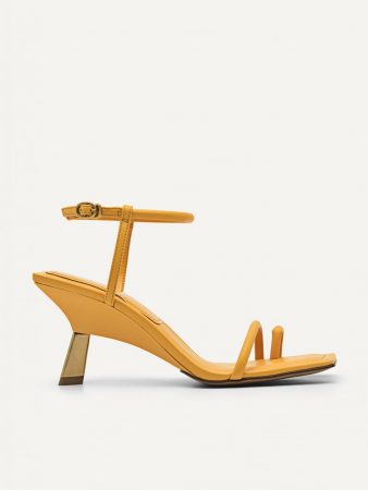 Lima Sandals Mustard | PEDRO Womens Heels