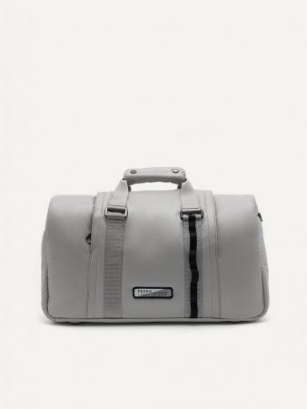 Plush Duffel Bag Grey | PEDRO Mens Duffles