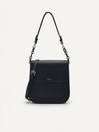 Sydney Shoulder Bag Black | PEDRO Womens Shoulder Bags