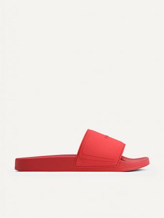 Billie Casual Slides Red | PEDRO Mens Sandals
