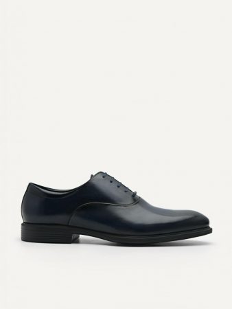 Altitude Lightweight Leather Oxford Shoes Navy | PEDRO Mens Oxford Shoes