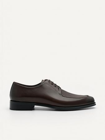 Leather Derby Shoes Dark Brown | PEDRO Mens Derby Shoes