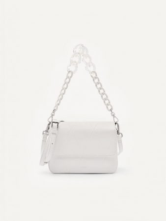 Megan Shoulder Bag White | PEDRO Womens Shoulder Bags