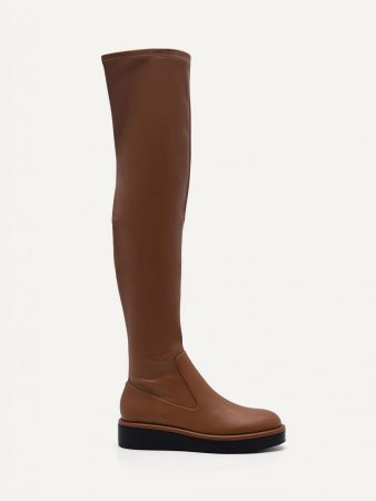 Dessau Knee-High Boots Camel | PEDRO Womens Boots